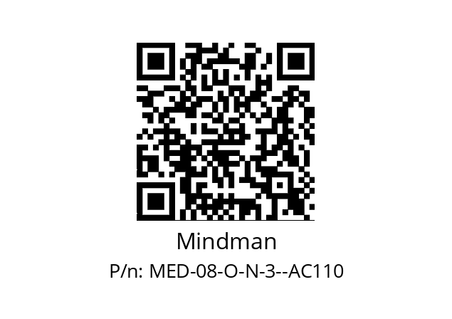   Mindman MED-08-O-N-3--AC110