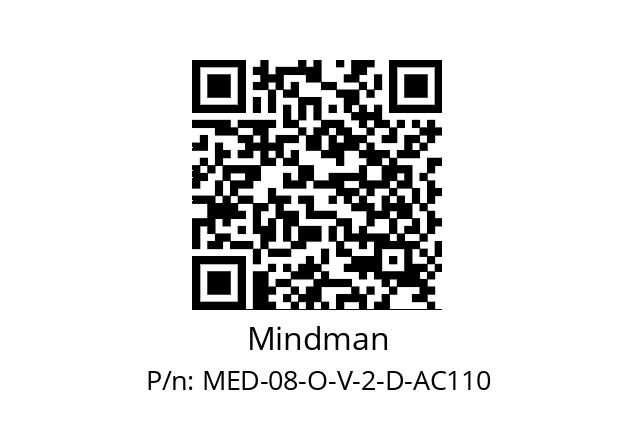   Mindman MED-08-O-V-2-D-AC110