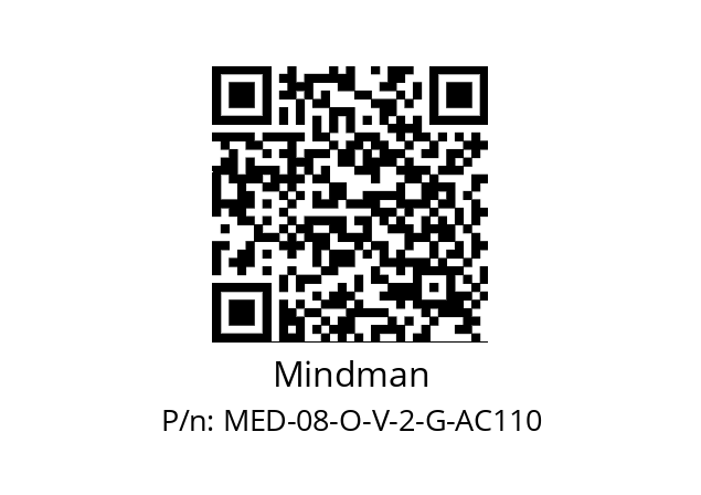   Mindman MED-08-O-V-2-G-AC110