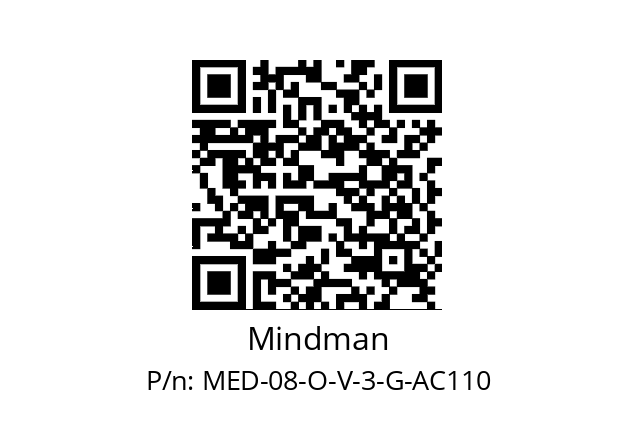   Mindman MED-08-O-V-3-G-AC110