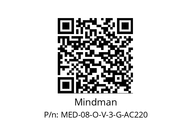   Mindman MED-08-O-V-3-G-AC220