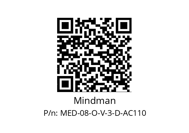   Mindman MED-08-O-V-3-D-AC110