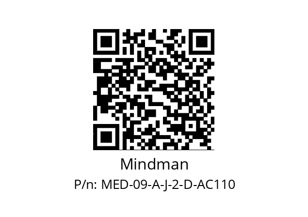   Mindman MED-09-A-J-2-D-AC110