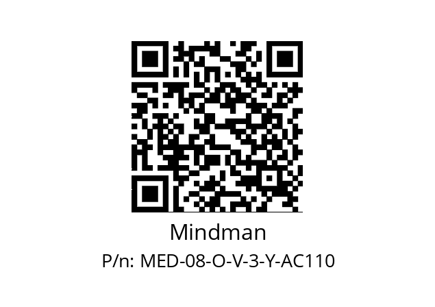   Mindman MED-08-O-V-3-Y-AC110