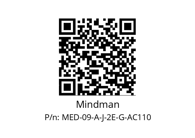   Mindman MED-09-A-J-2E-G-AC110