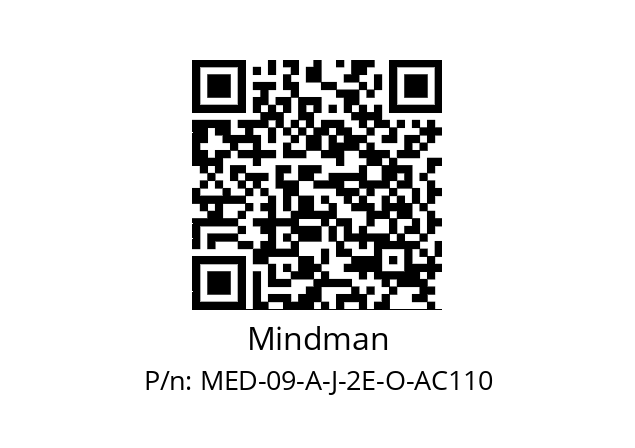   Mindman MED-09-A-J-2E-O-AC110