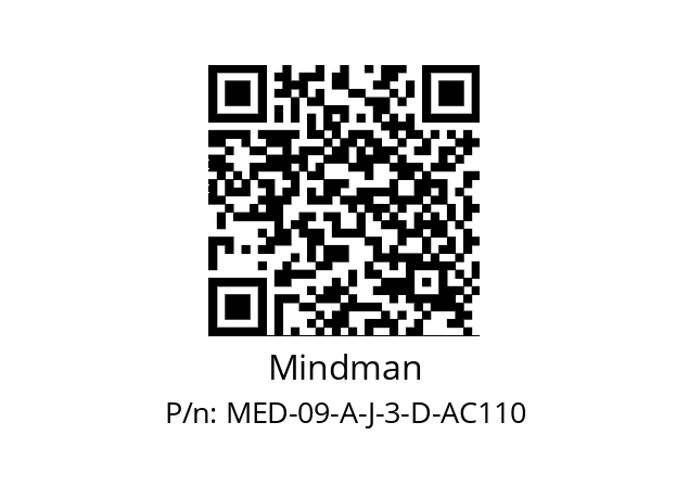   Mindman MED-09-A-J-3-D-AC110