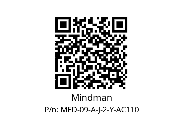   Mindman MED-09-A-J-2-Y-AC110