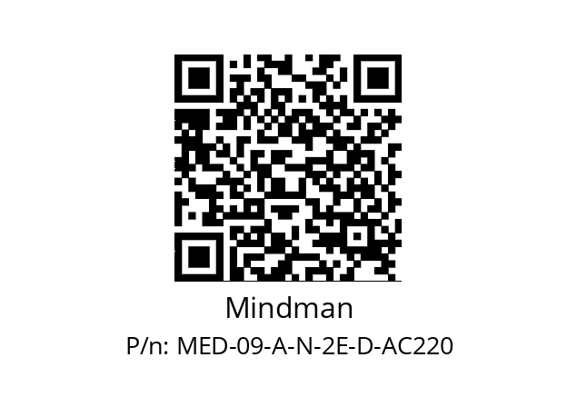   Mindman MED-09-A-N-2E-D-AC220