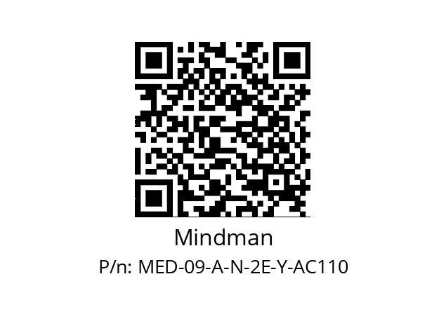   Mindman MED-09-A-N-2E-Y-AC110