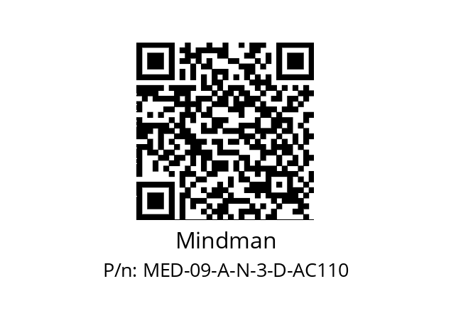   Mindman MED-09-A-N-3-D-AC110