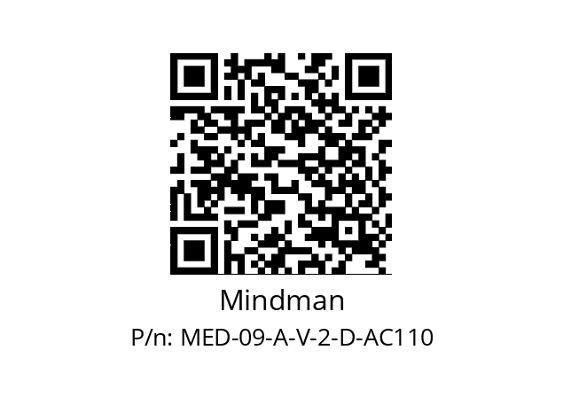   Mindman MED-09-A-V-2-D-AC110