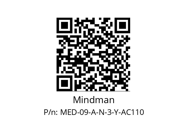   Mindman MED-09-A-N-3-Y-AC110