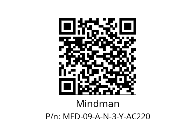   Mindman MED-09-A-N-3-Y-AC220