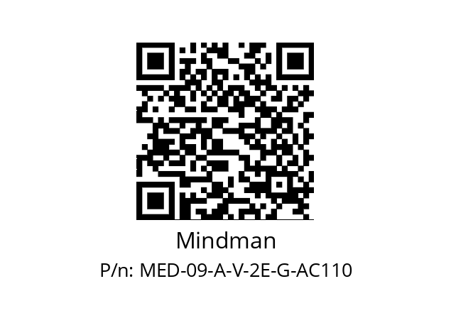   Mindman MED-09-A-V-2E-G-AC110