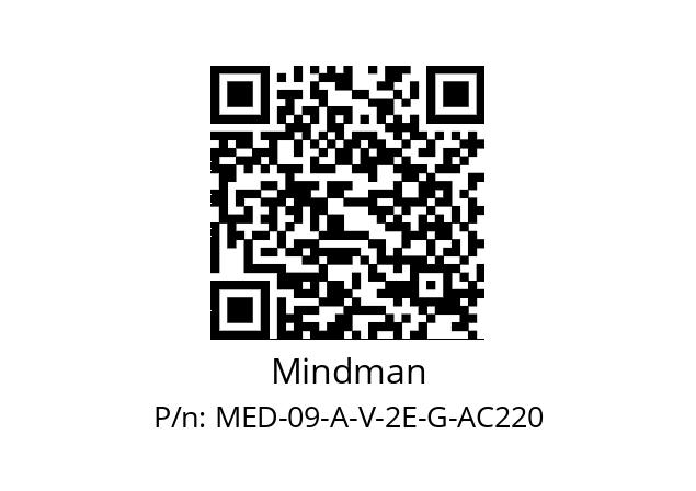   Mindman MED-09-A-V-2E-G-AC220