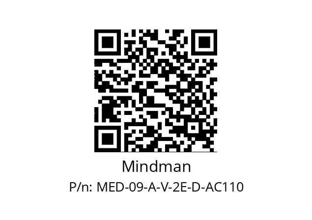   Mindman MED-09-A-V-2E-D-AC110