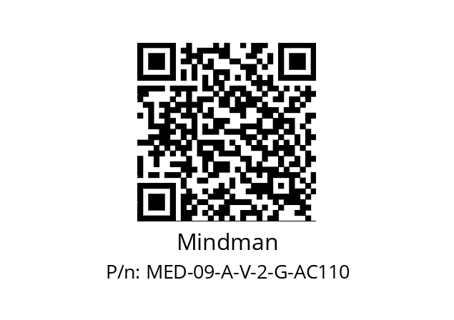   Mindman MED-09-A-V-2-G-AC110