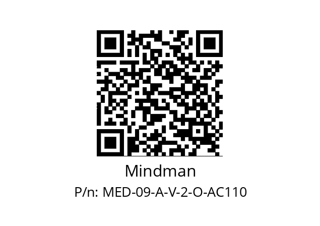   Mindman MED-09-A-V-2-O-AC110