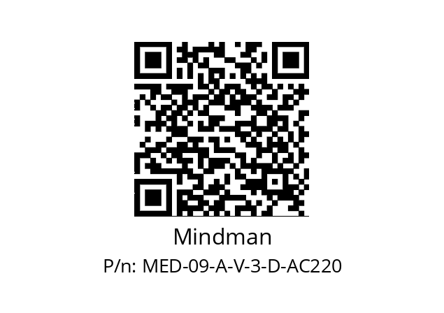   Mindman MED-09-A-V-3-D-AC220