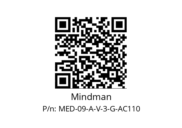   Mindman MED-09-A-V-3-G-AC110