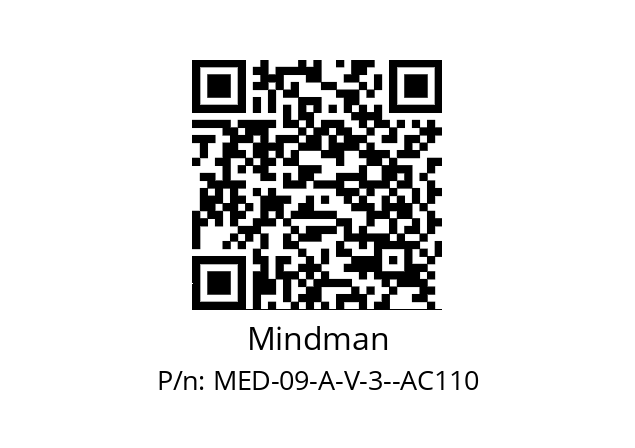   Mindman MED-09-A-V-3--AC110