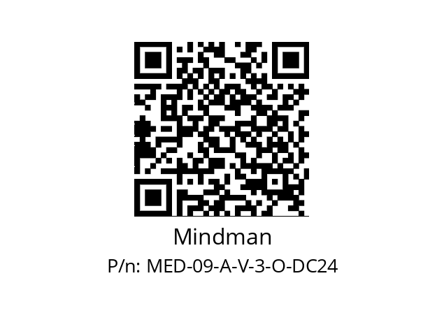   Mindman MED-09-A-V-3-O-DC24