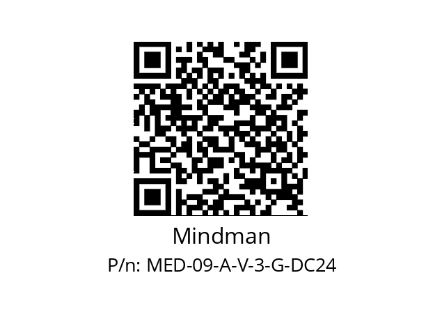   Mindman MED-09-A-V-3-G-DC24