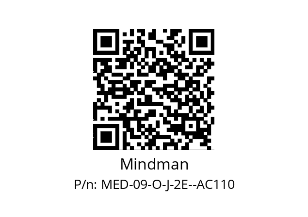   Mindman MED-09-O-J-2E--AC110