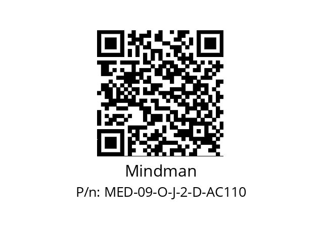   Mindman MED-09-O-J-2-D-AC110