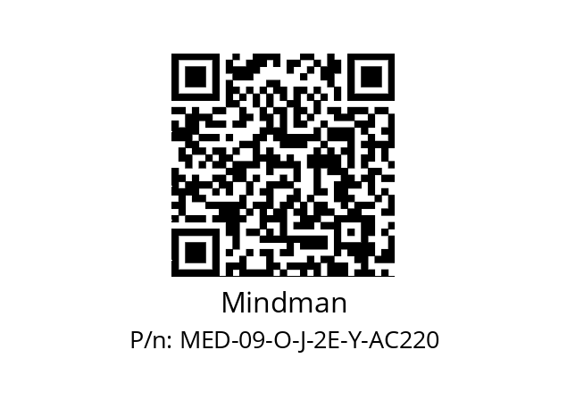   Mindman MED-09-O-J-2E-Y-AC220