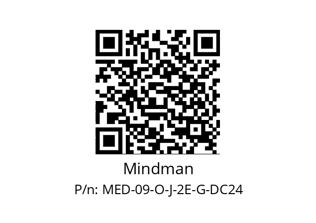   Mindman MED-09-O-J-2E-G-DC24