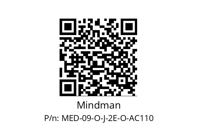   Mindman MED-09-O-J-2E-O-AC110