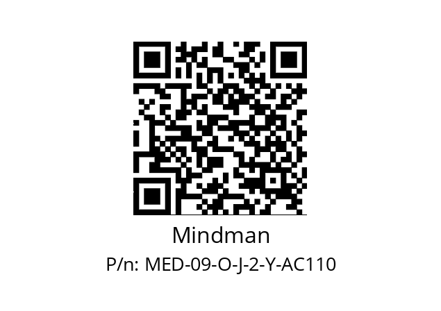   Mindman MED-09-O-J-2-Y-AC110