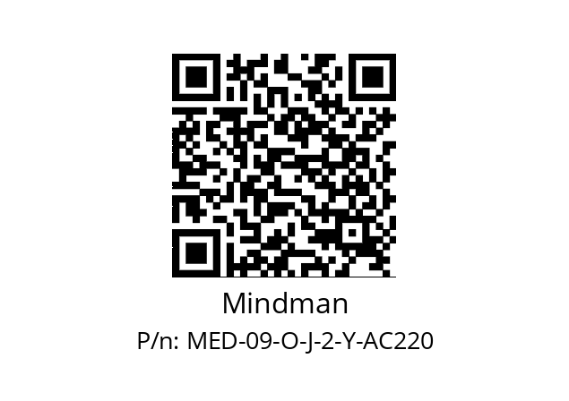   Mindman MED-09-O-J-2-Y-AC220