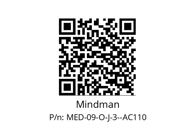   Mindman MED-09-O-J-3--AC110