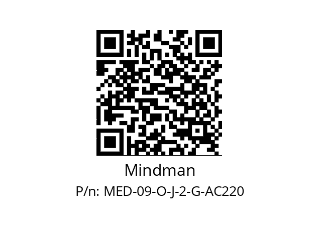   Mindman MED-09-O-J-2-G-AC220