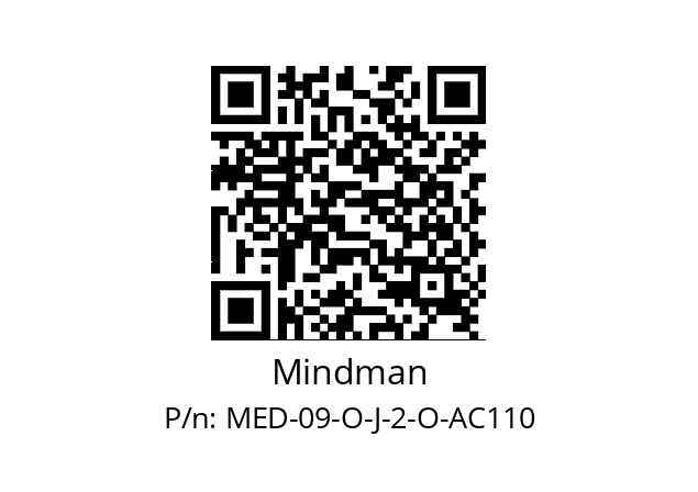   Mindman MED-09-O-J-2-O-AC110