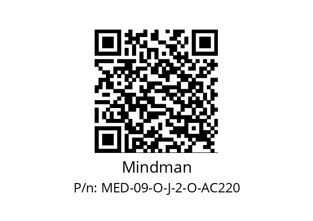   Mindman MED-09-O-J-2-O-AC220