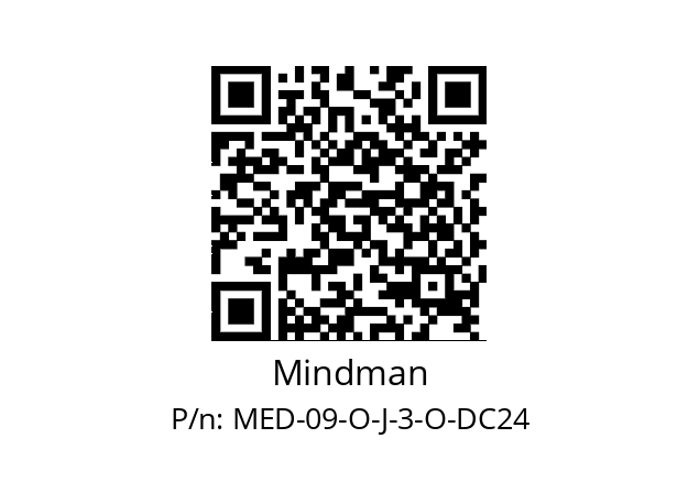   Mindman MED-09-O-J-3-O-DC24