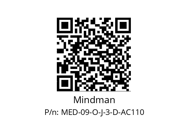   Mindman MED-09-O-J-3-D-AC110