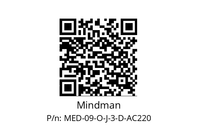   Mindman MED-09-O-J-3-D-AC220