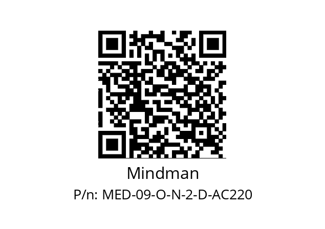   Mindman MED-09-O-N-2-D-AC220