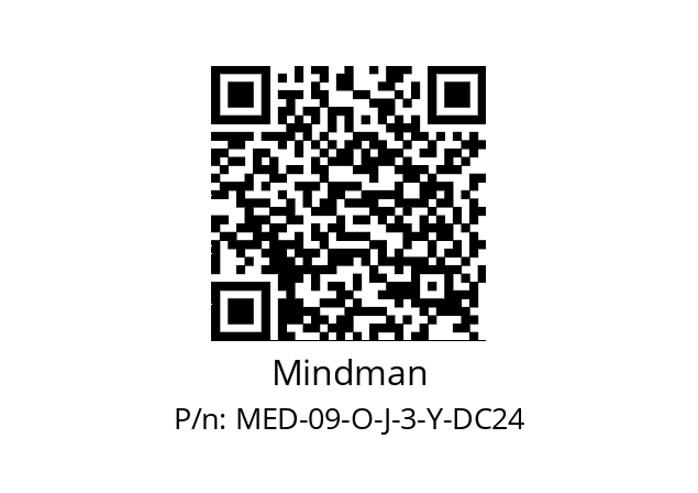   Mindman MED-09-O-J-3-Y-DC24