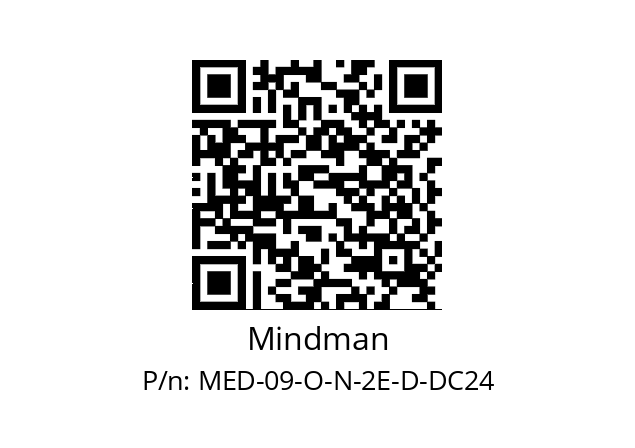   Mindman MED-09-O-N-2E-D-DC24