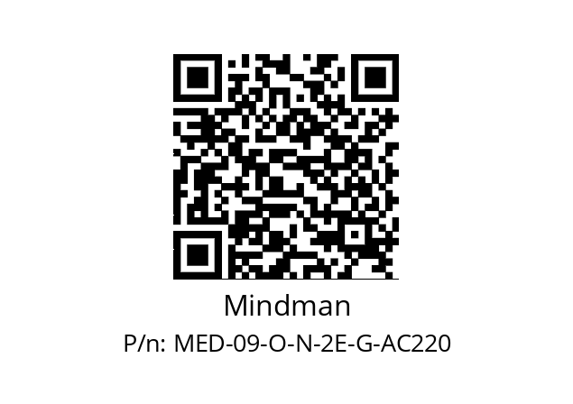   Mindman MED-09-O-N-2E-G-AC220