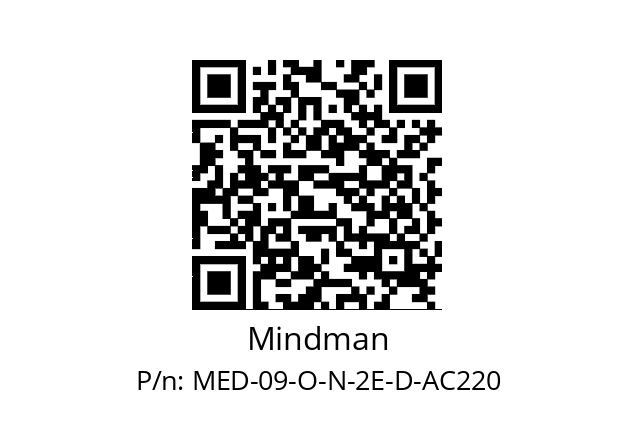   Mindman MED-09-O-N-2E-D-AC220