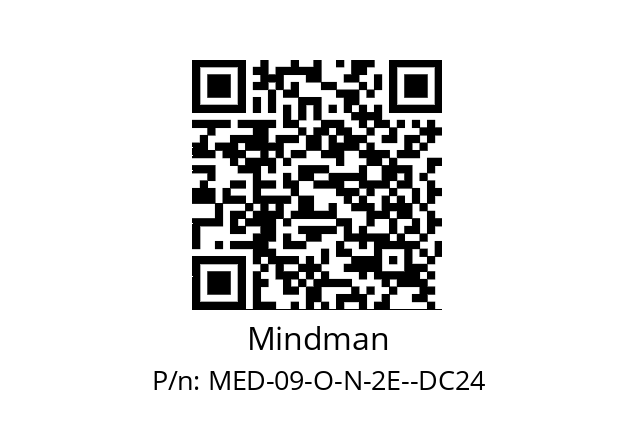   Mindman MED-09-O-N-2E--DC24