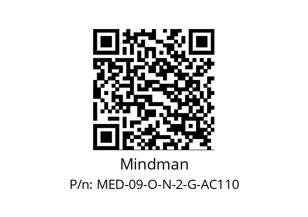   Mindman MED-09-O-N-2-G-AC110