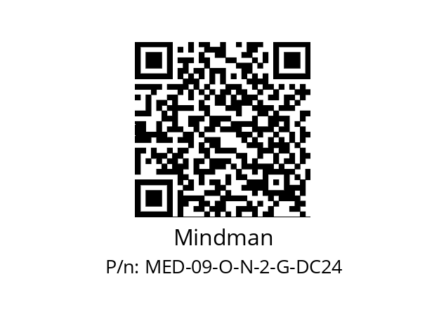   Mindman MED-09-O-N-2-G-DC24